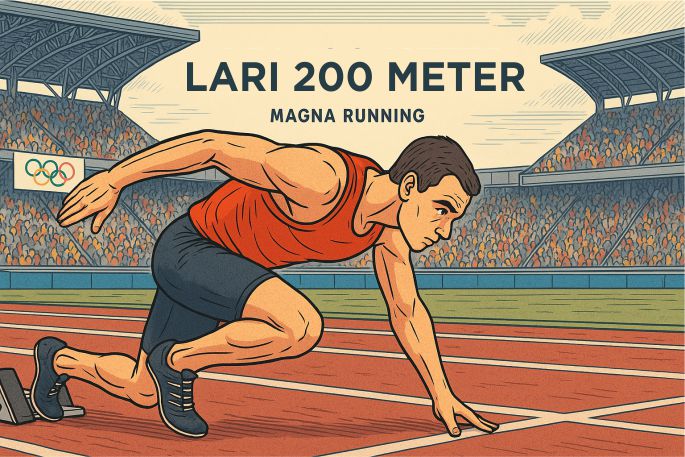 apa itu lari 200 meter